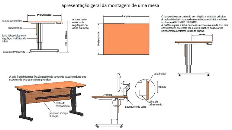 Mesas E Bancadas Ergon Micas Brasgolden