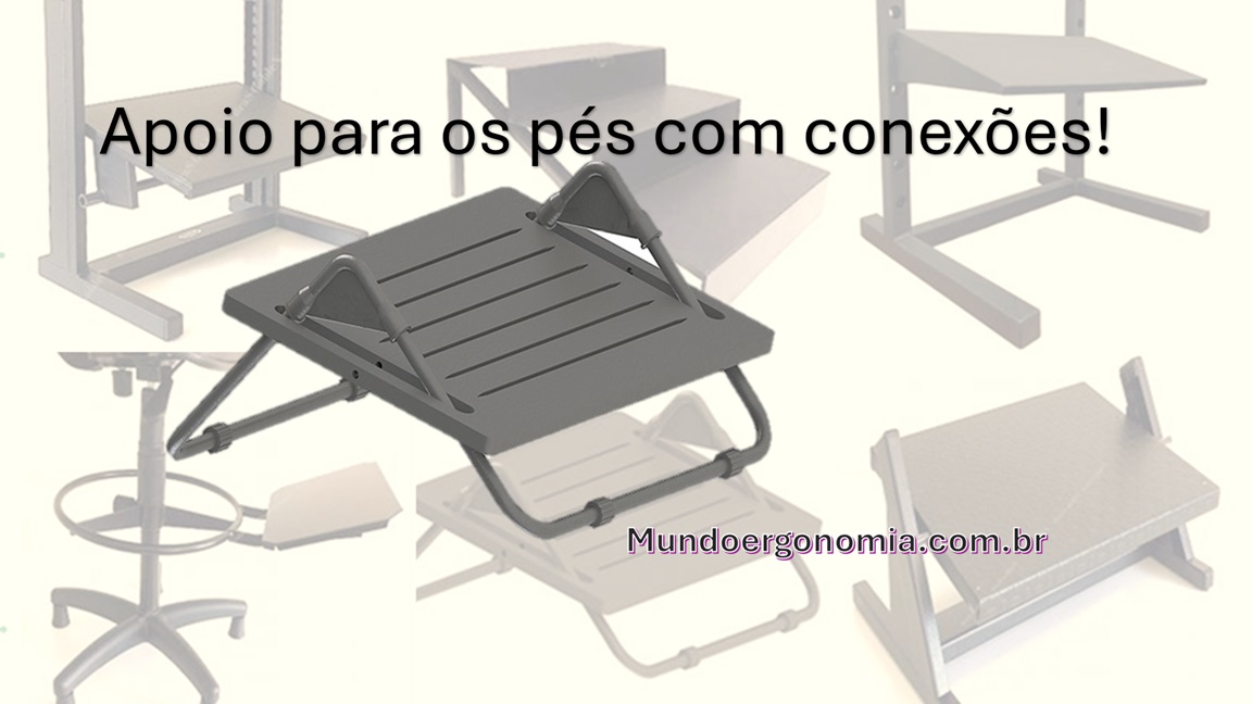 artigo - apoio para os pés com conexões