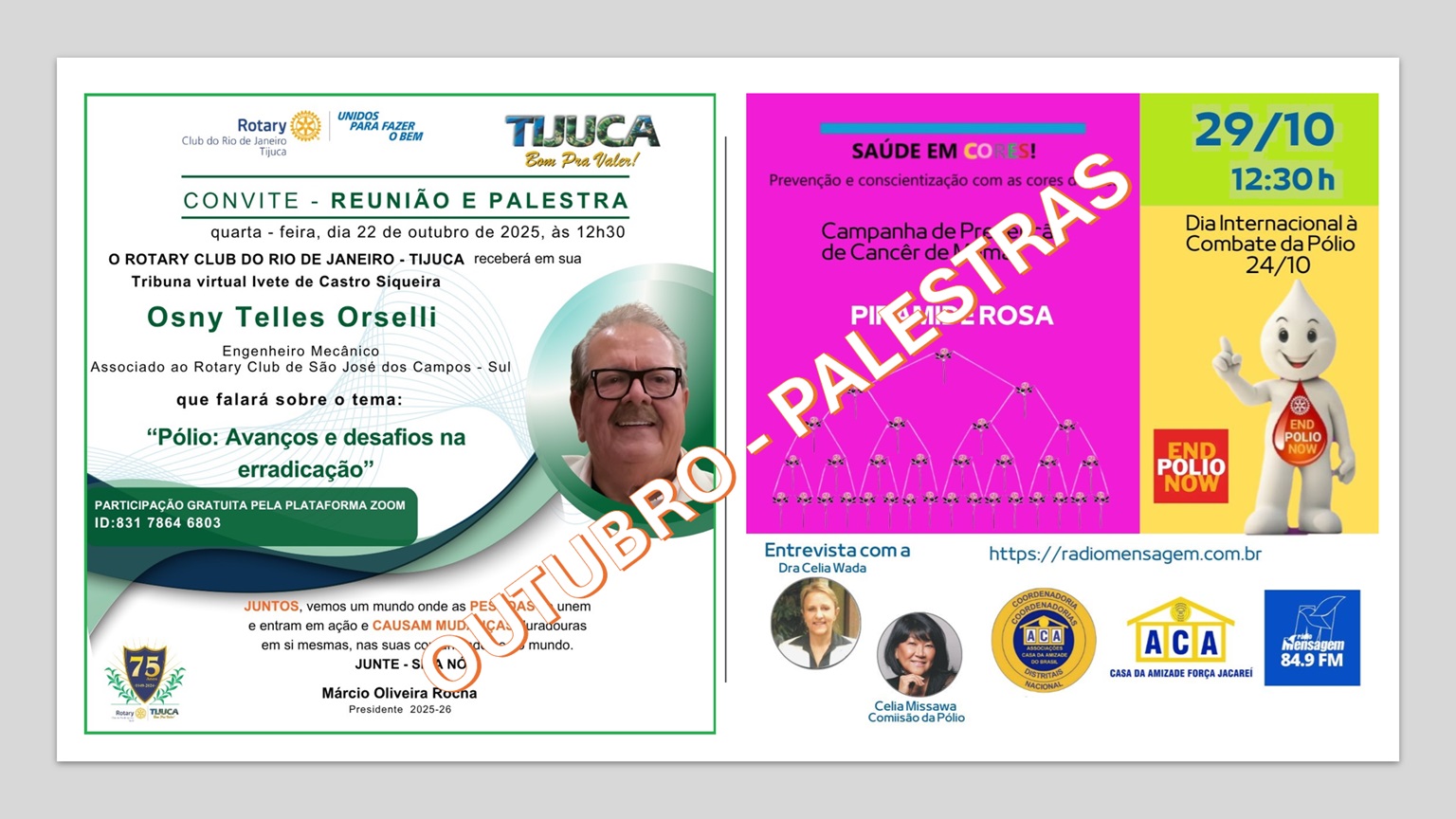 1- PALESTRAS OUTUBO